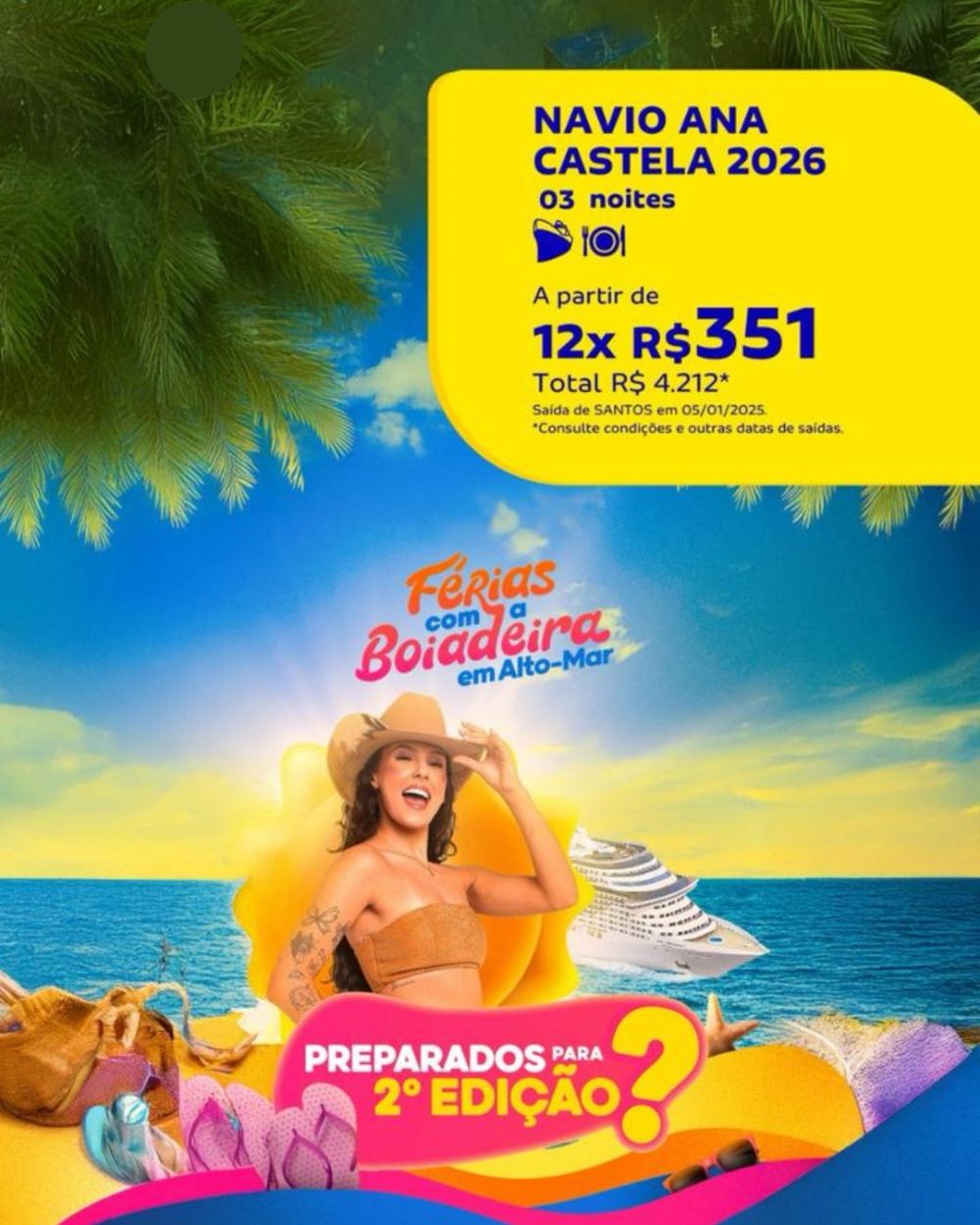 NAVIO ANA CASTELA 2026